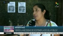 Argentina: perdura lucha magisterial por salarios dignos