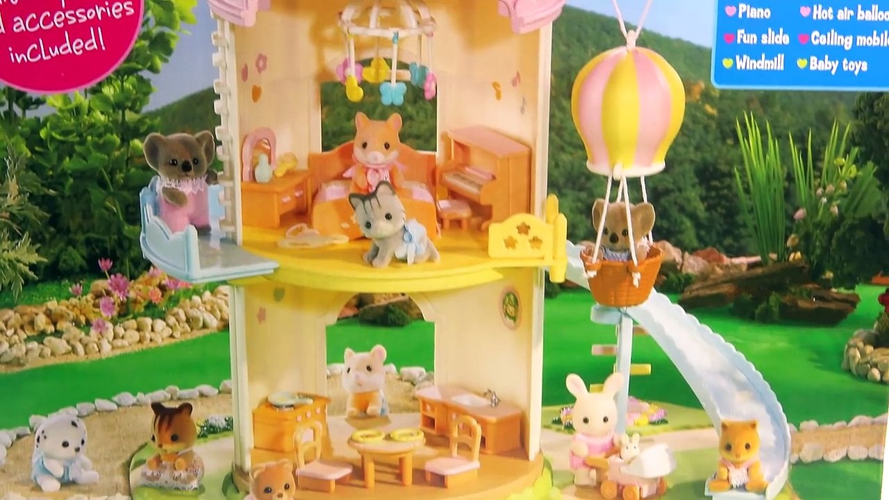 Calico Critters MLP Pinkie Pie Shopkins LPS Baby Playhouse Playset Toy Unboxing Video My Little Pony