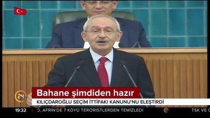 Seçim mağlubiyetine kılıf