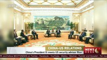 President Xi to US Nat'l Security Advisor: China willing to develop trust, cooperative ties with US