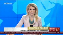 Philippine President Rodrigo Duterte delivers first state address
