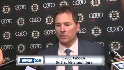 Bruce Cassidy Discusses Brad Marchand Injury