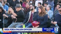 Vigil Held for California Police Officer Killed During Standoff