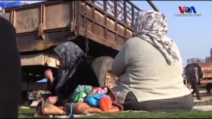 ‘TSK Afrin’e İlerlerken Siviller Bölgeyi Terkediyor’