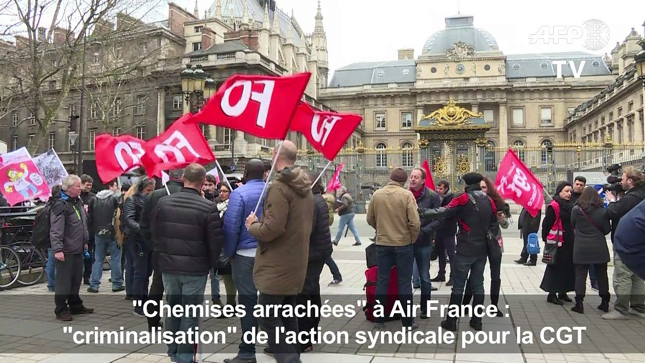 Air France: "criminalisation" de l'action syndicale, pour la CGT