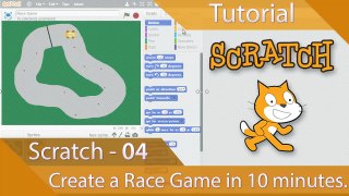 Scratch - Tutorial 04 - Create a Race Game in Ten Minutes