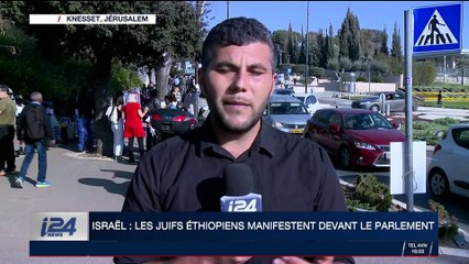 Israël: les Juifs éthiopiens manifestent devant le Parlement