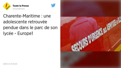 Charente-Maritime. Une adolescente de 17 ans se suicide dans son lycée.
