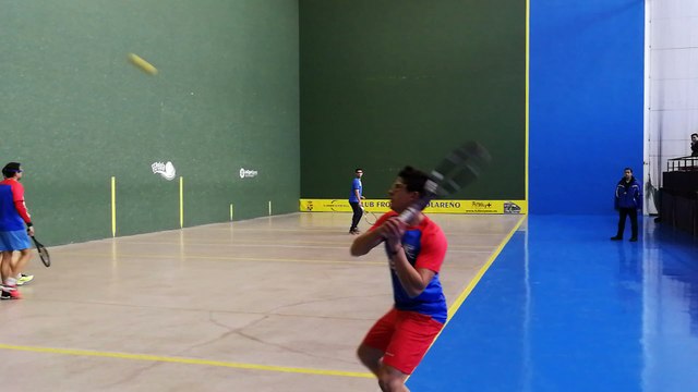 Frontenis honor 2ª partida Molareño vs Rivas set 2