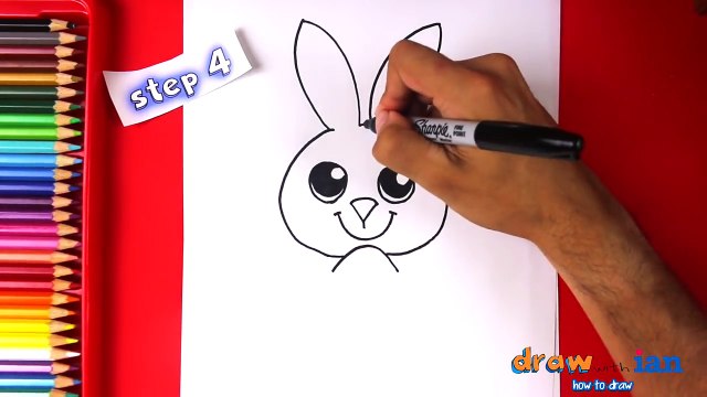 How to Draw an Easter Bunny - Easy Drawings Step by Step
