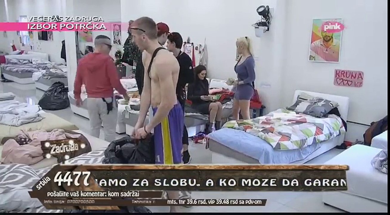 Zadruga - Mina i Toma razmenjuju nežnosti pred svima - 12.03.2018.