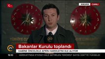 Bakanlar Kurulu toplandı