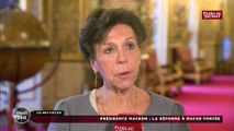 Catherine Procaccia (LR) : « Ce que fait Emmanuel Macron (…), c’est de la publicité ;  quand ce n’est pas du matraquage publicitaire.»