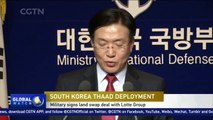 South Korean military, Lotte signs land swap deal for THAAD