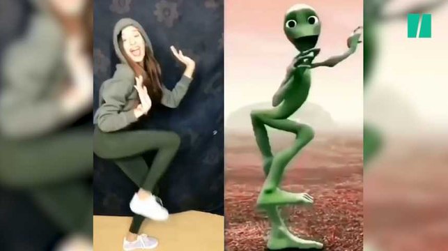 Ce challenge va vous donner envie de danser comme cet alien vert