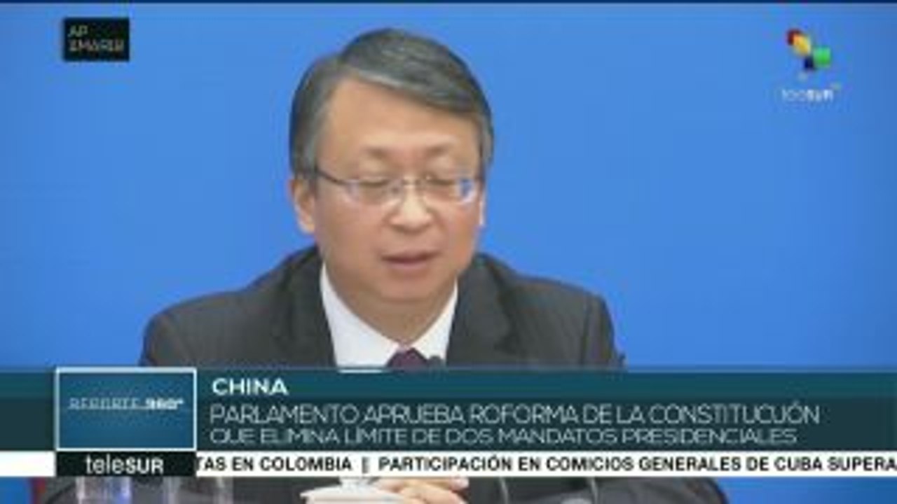 Poder legislativo chino permite la reelección del pdte. sin límites