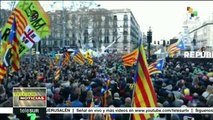 Catalanes exigen el cumplimiento del referéndum independentista