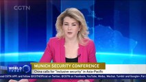 China calls for Asia-Pacific 'inclusive security' during Munich Security Conference