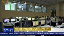 India launches a record 104 satellites into space