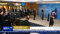NATO defense ministers discuss spending, anti-terrorism