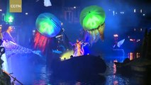 Venice Carnival light up city's canals