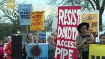 Dakota Pipeline emergency protest held outside White House