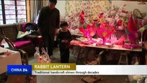 Handmade traditional lanterns outshine LEDs during Spring Festival