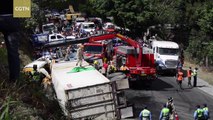 At least 15 killed, over 35 injured in Honduras bus crash