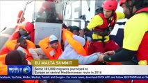 EU leaders discuss migrant crisis and transatlantic relationship at Malta Summit