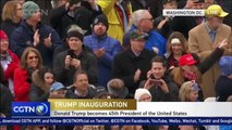 Donald Trump sworn in as the 45th US president