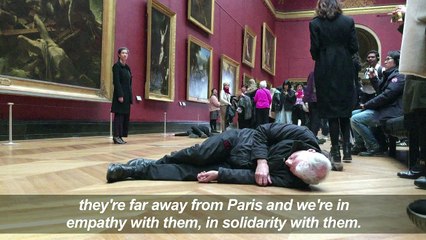 NGO stages protest in Louvre against museum's oil ties