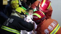 Firefighters show the nuts and bolts of rescuing a kid stuck in a washing machine
