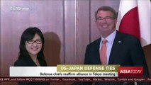 Japanese-US defense chiefs reaffirm alliance