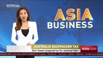 Australia lowers proposed backpacker tax