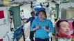 Chinese astronauts play ping-pong and do gymnastics in space