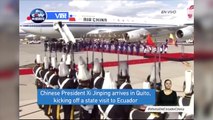 Chinese President Xi Jinping arrives in Quito, kicking off a state visit to Ecuador