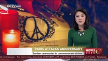 Paris attacks: Somber ceremonies commemorate victims one year on