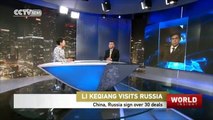 Li Keqiang discusses China-Russian ties in St. Petersburg