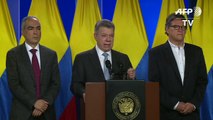Santos anuncia reanudación de diálogos de paz con guerrilla ELN