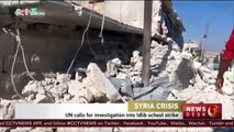 UN calls for investigation into deadly airstrike on Syrian school