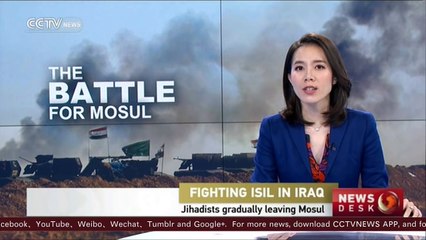 Descargar video: Fighting ISIL in Iraq: Jihadists gradually leaving Mosul