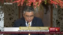 Korean Peninsula tension: Japan, US and S. Korea on action against DPRK