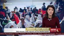 Italy rescues 2,400 migrants from the Mediterranean