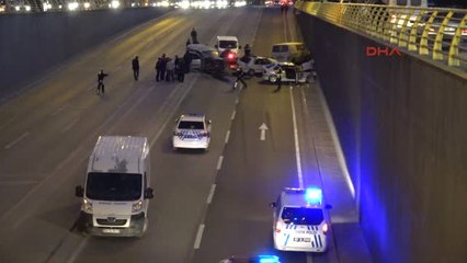 Konya Alkollü Sürücü Zincirleme Kazaya Yol Açtı: 3'ü Polis 7 Kişi Yaralandı