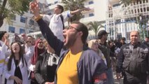 Miles de médicos y estudiantes protestan en Túnez para exigir mejoras en su estatuto profesional