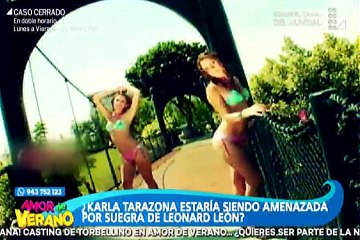 KARLA TARAZONA ES AMENAZADA POR EL PADRE DE SUS HIJOS