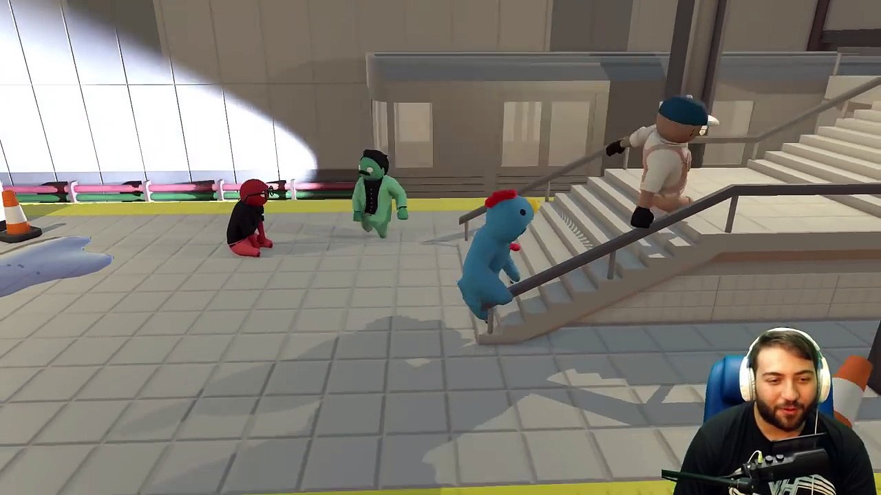 Gang Beasts Online - FENA DAYAK YEDİK !!!