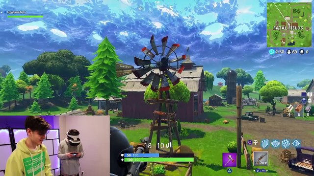 FORTNITE IN FIRST PERSON! Fortnite: Battle Royale In VR! (First Person Mode)