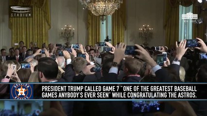 Astros Visit the White House