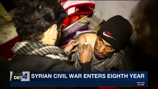 i24NEWS DESK | Syrian civil war enters eighth year | Monday, March 12th 2018
